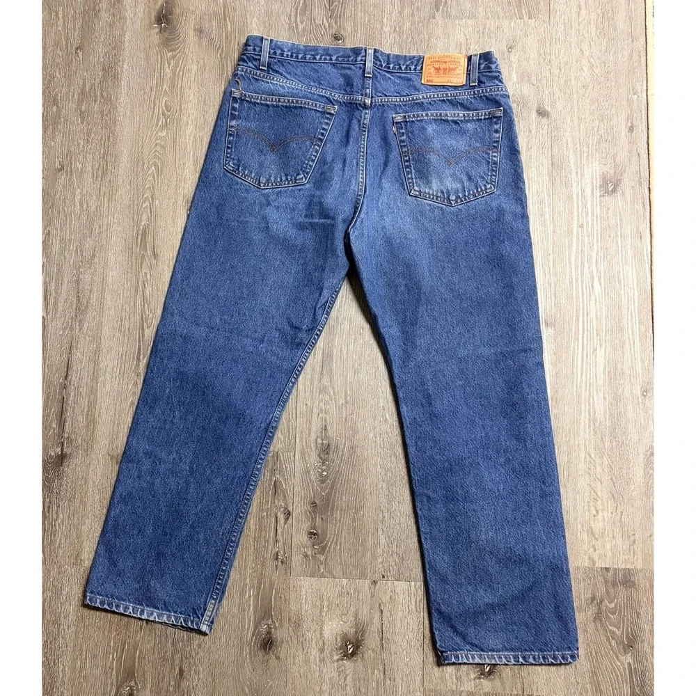 Levi's 505 Men's Jeans 42x30 Medium Blue Regular Straight Leg